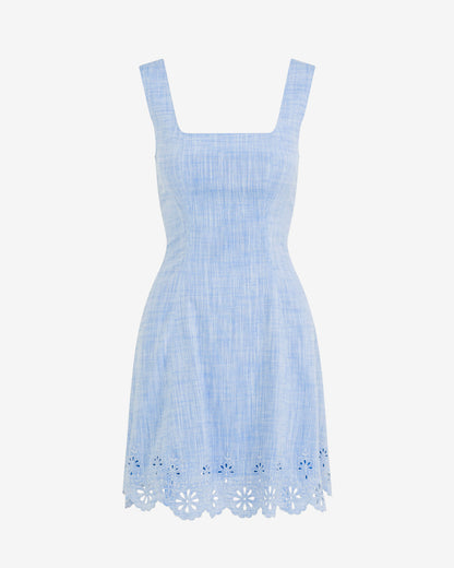 Draper James Multicolor Olympia Dress in Embroidery