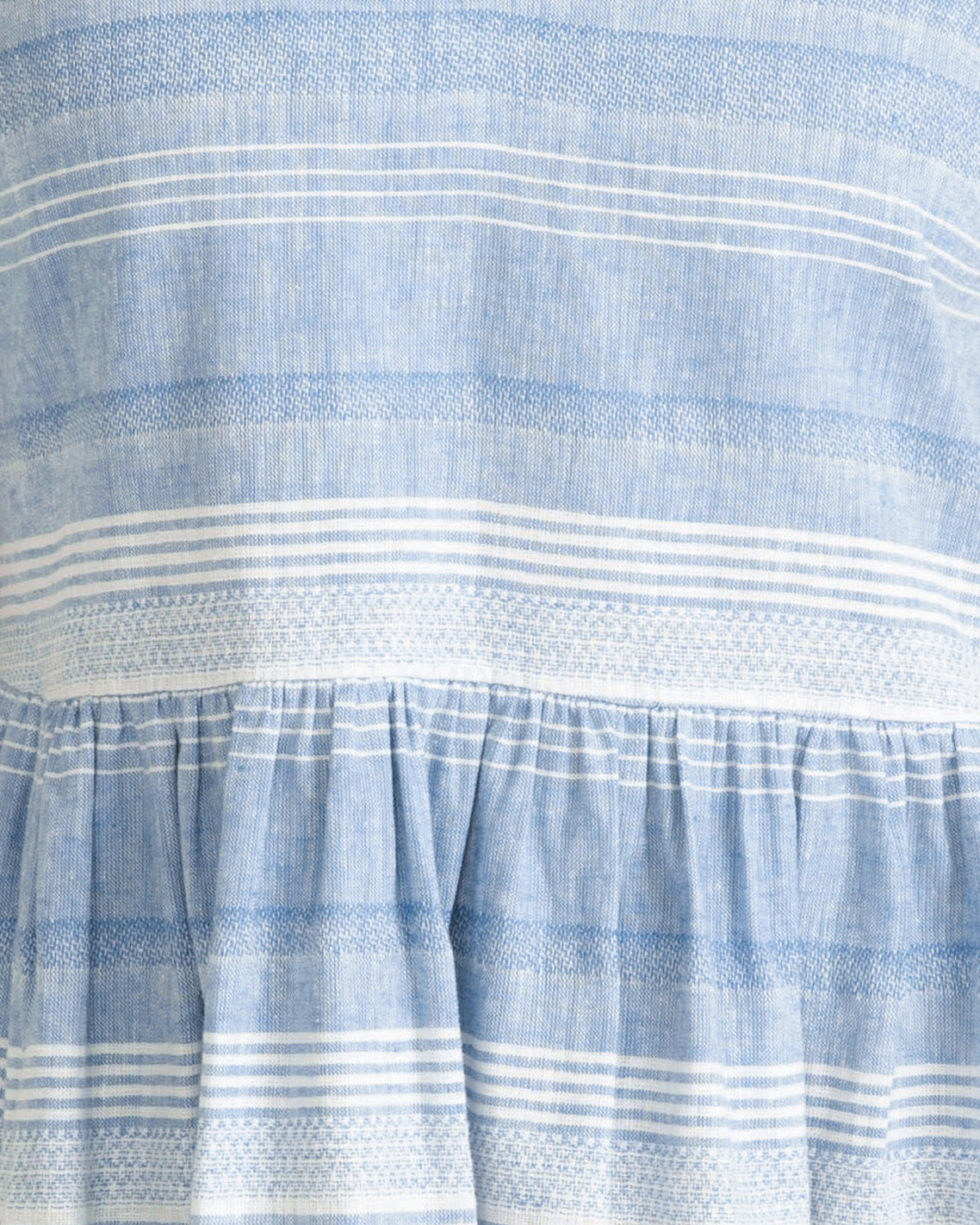 Draper James Blue Multi Simone Mini Dress in Stripe