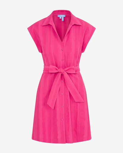 Draper James Pink Trisha Mini Shirtdress