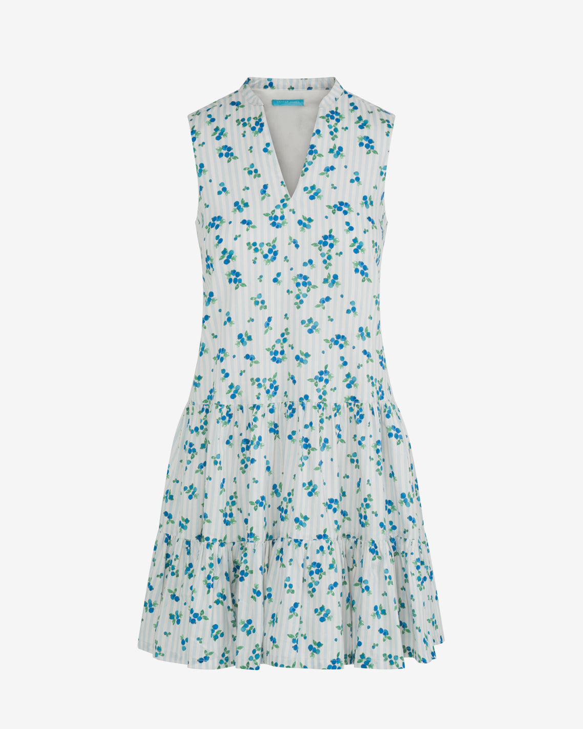 Draper James Blue Multi Alma Dress | Women's Southern Style Dresses by Draper James