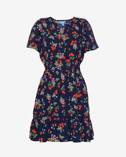 Draper James Cherry Blossom Wilson Mini Dress in Cherry Blossom