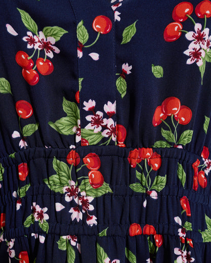 Draper James Cherry Blossom Wilson Mini Dress in Cherry Blossom
