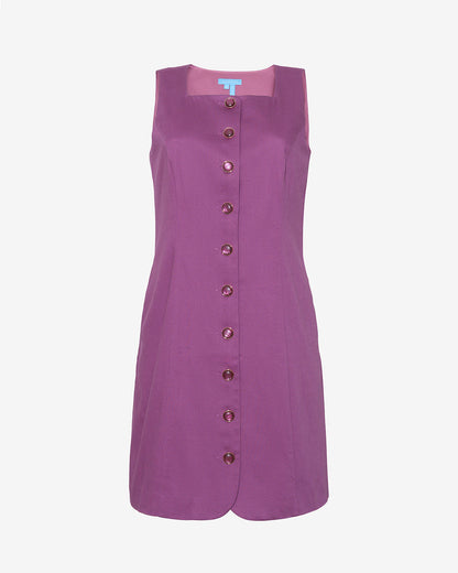 Draper James Purple Hannah Shift Dress in Amethyst