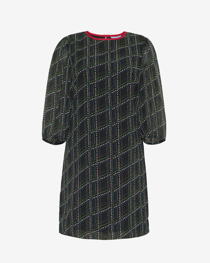 Draper James Dainty Check Ava Mini Dress in Dainty Check
