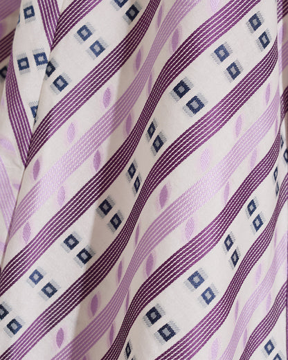 Draper James Dotted Stripes Jacquard Phoebe Mini Shirtdress in Dotted Stripes Jacquard