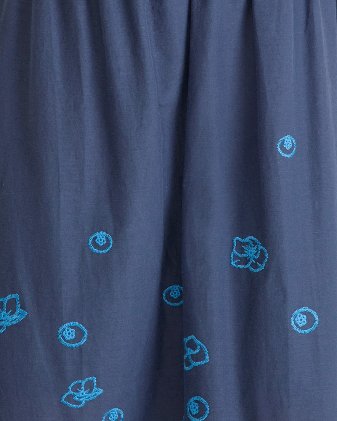 Draper James Blue Multi Palmer Dress in Embroidery