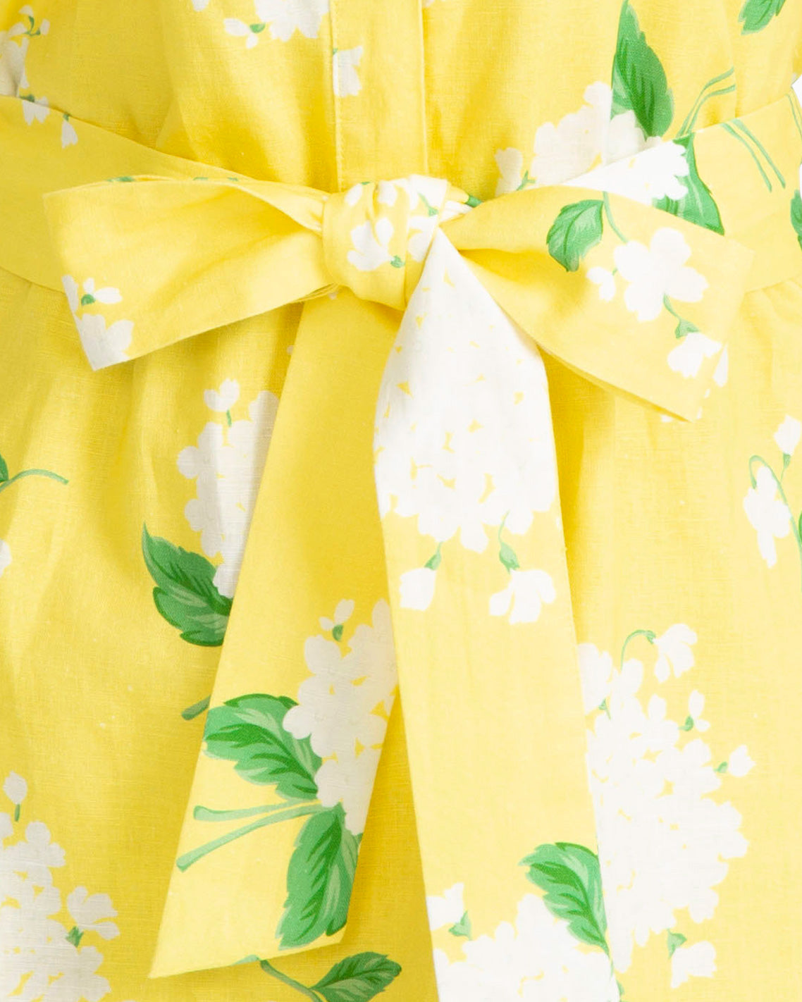 Draper James Yellow Benson Midi Dress in Floral