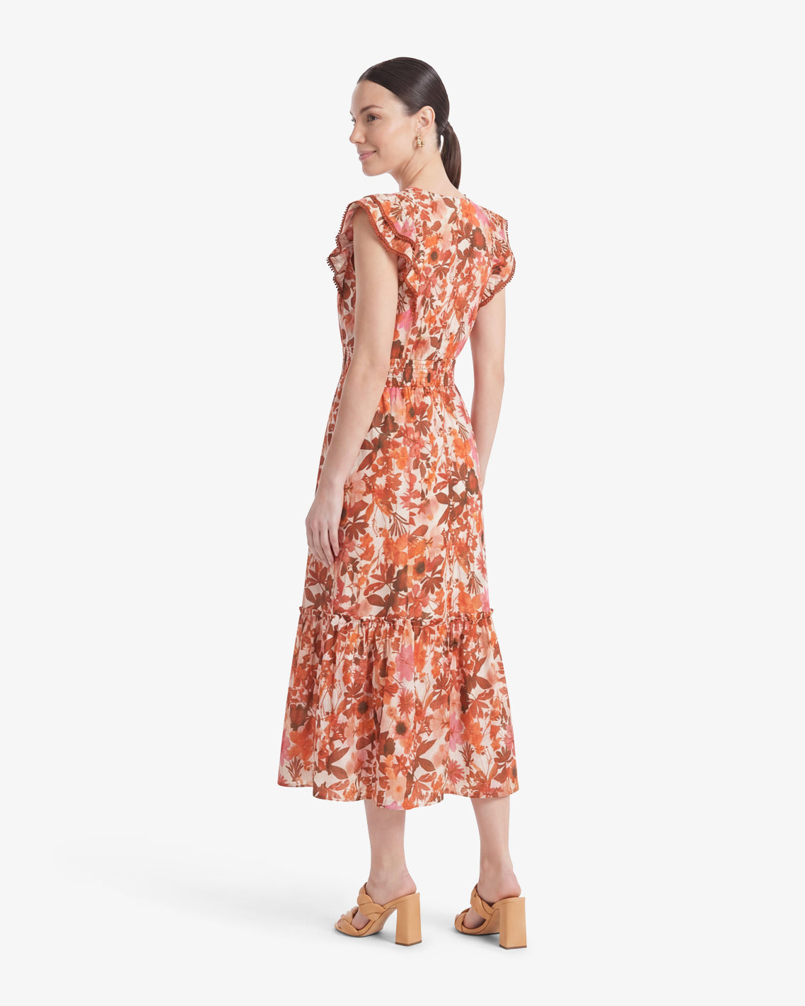 Draper James Botanical Garden Meg Midi Dress in Botanical Garden