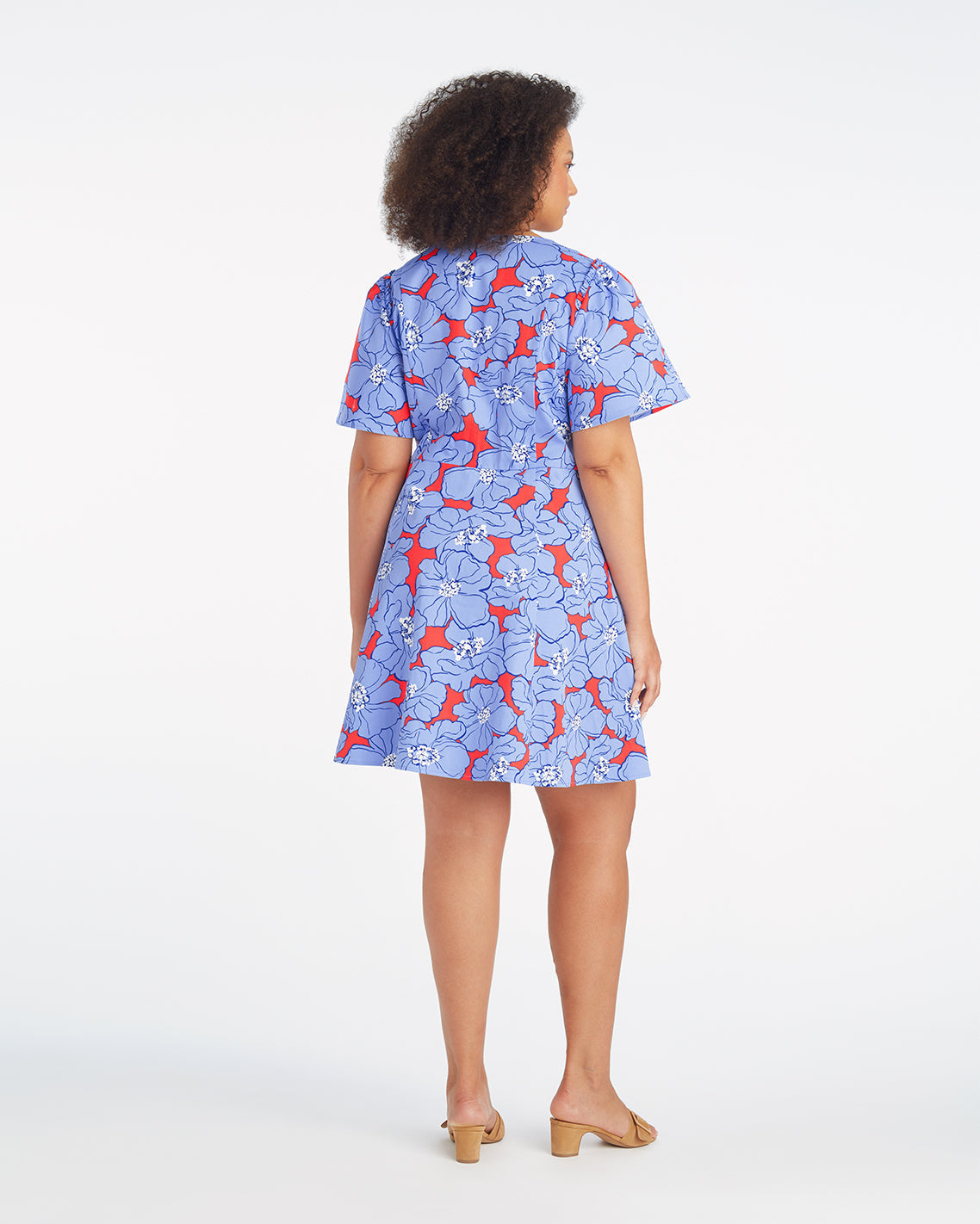 Draper James Floating Floral Mae Love Circle Mini Dress in Floating Floral