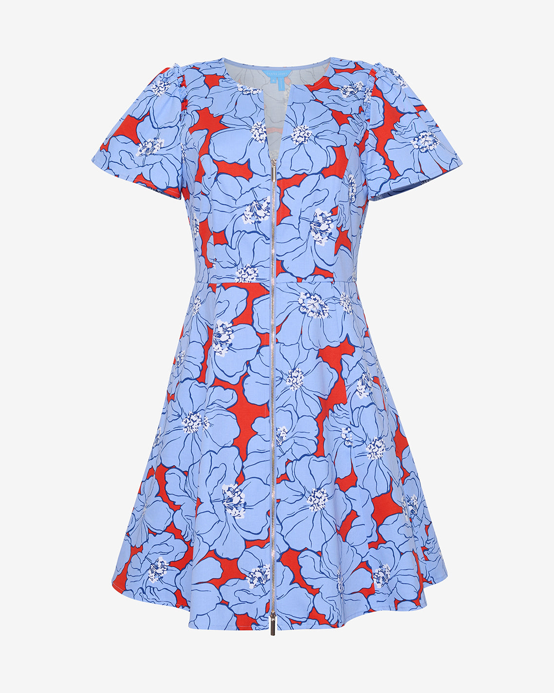 Draper James Floating Floral Mae Love Circle Mini Dress in Floating Floral
