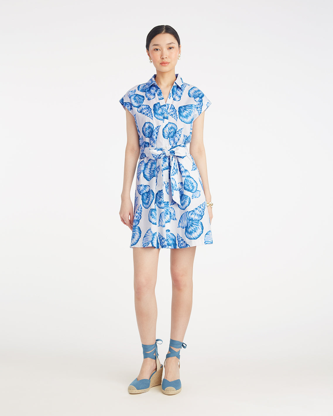 Draper James Seashells Trisha Shirtdress in Seashells