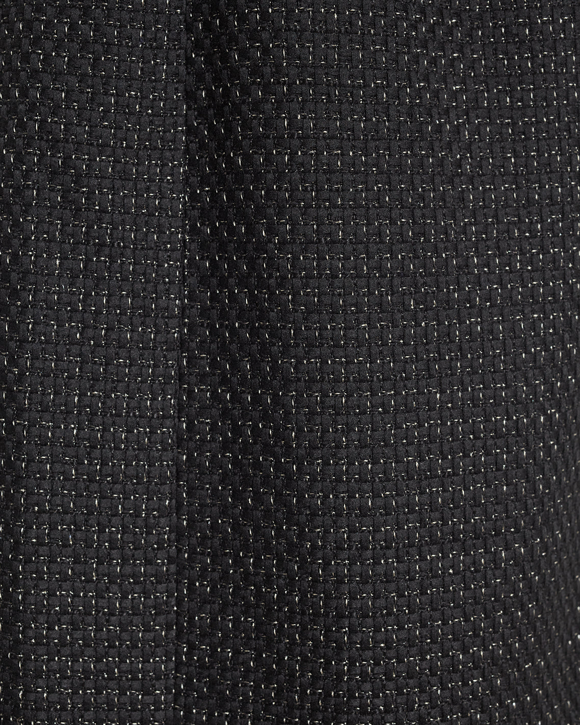 Draper James Black Sadie Belted Shift Dress in Tweed