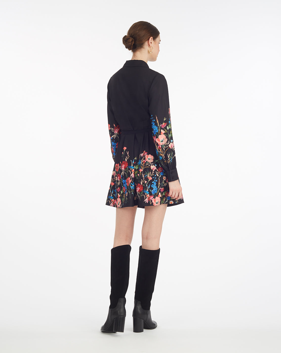 Draper James Moonlit Blooms Ellie Shirtdress in Moonlit Blooms