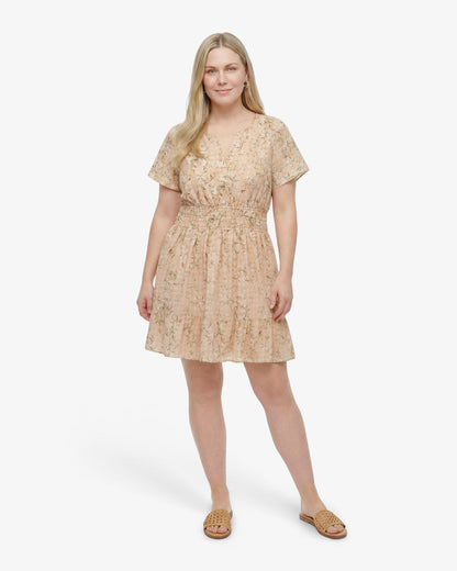 Draper James Floral Rattan Wilson Mini Dress in Floral Rattan