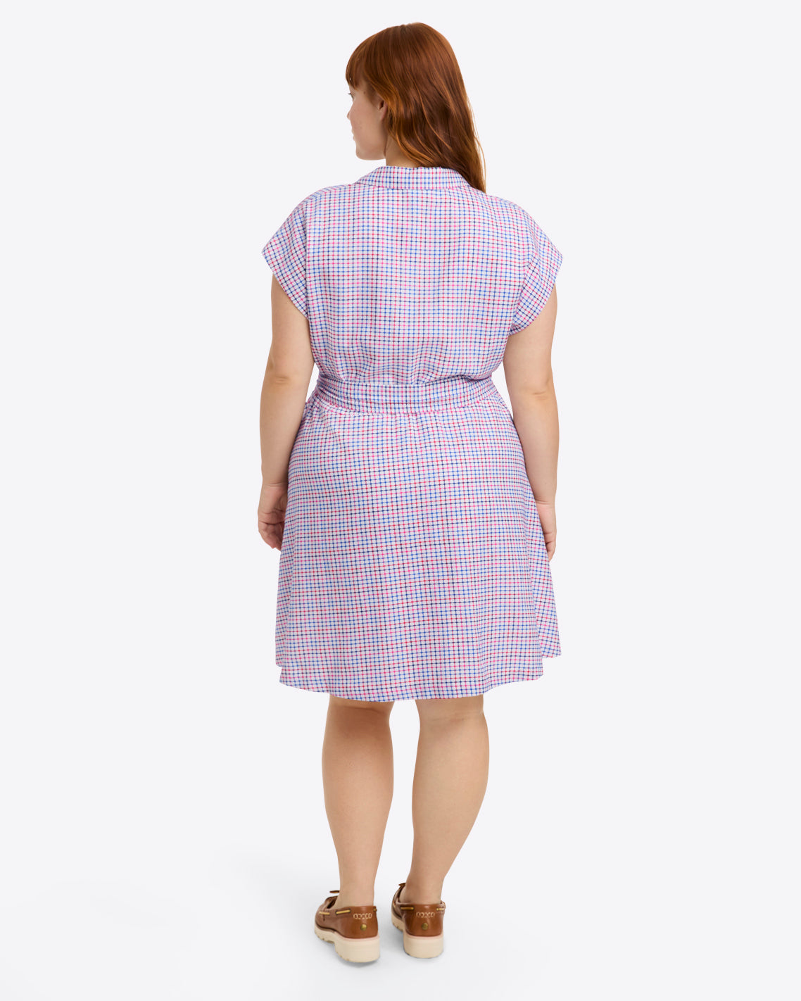 Draper James Stitched Grid Trisha Shirtdress in Stitched Grid