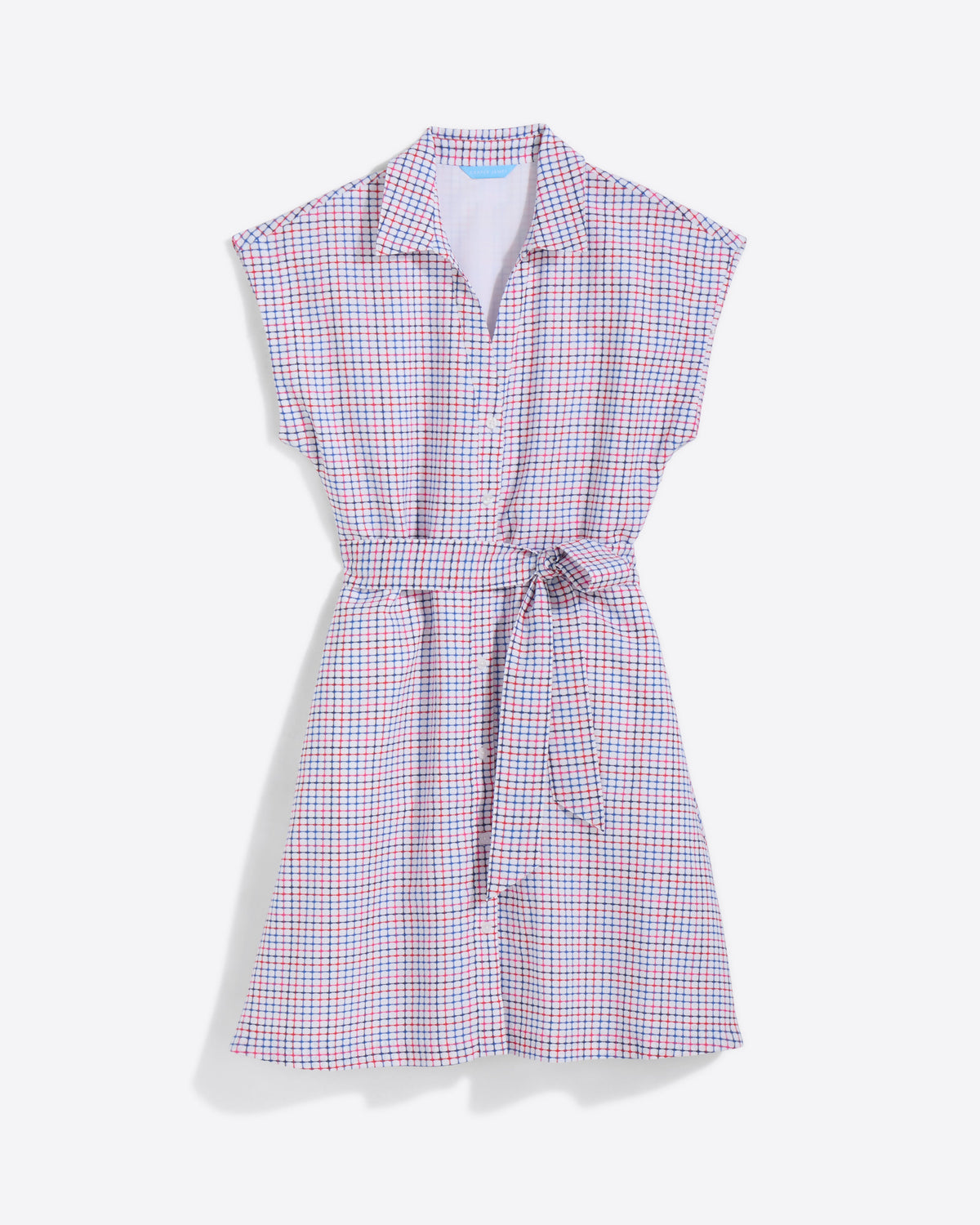 Draper James Stitched Grid Trisha Shirtdress in Stitched Grid