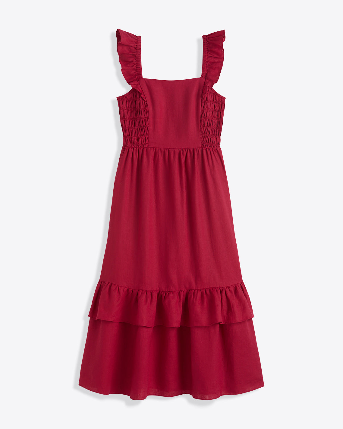 Draper James Raspberry Pink Carrie Midi Dress in Raspberry Pink