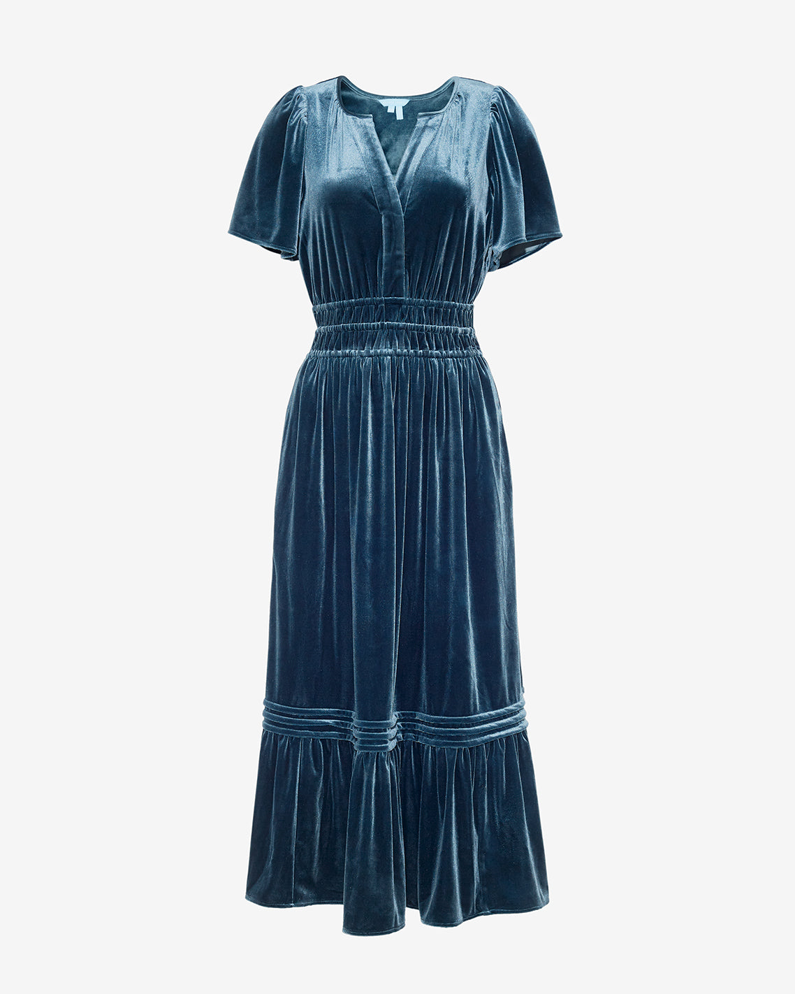 Draper James Evergreen Hollie Midi Dress in Evergreen