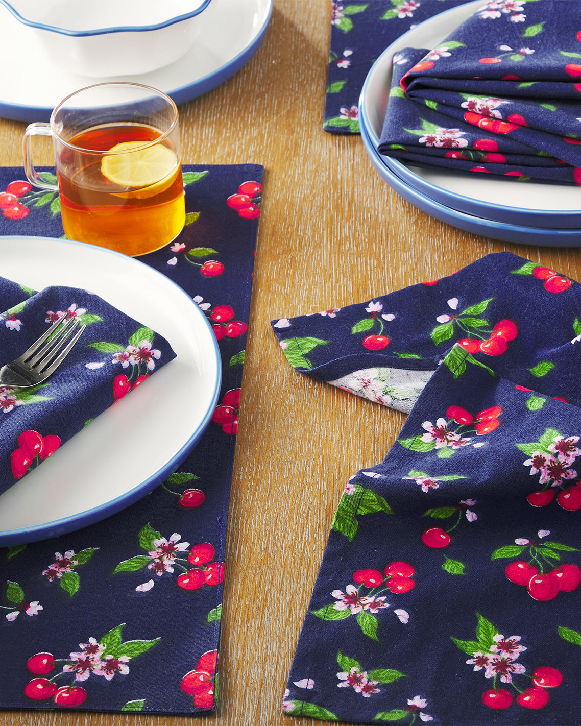 Draper James Multicolor Cherry Blossom Napkin Set