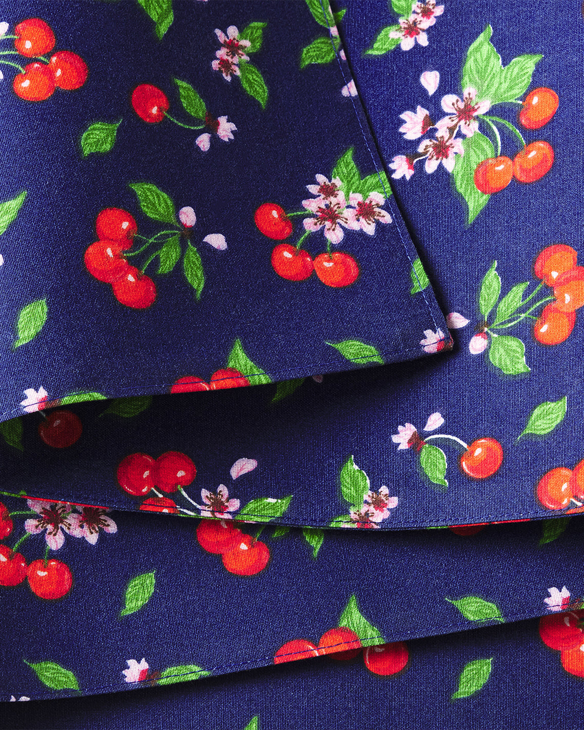 Draper James Multicolor Cherry Blossom Reversible Table Runner