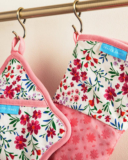 Draper James Pink Multi Pink Field Flowers Kitchen Set