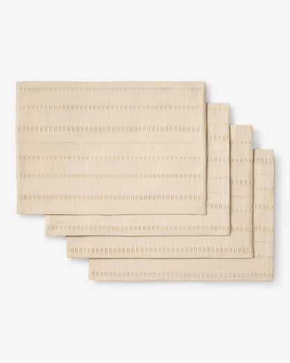 Draper James Natural Woven Placemat Set in Natural