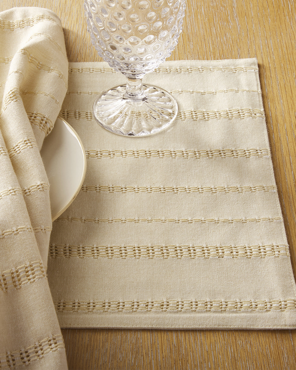 Draper James Natural Woven Placemat Set in Natural