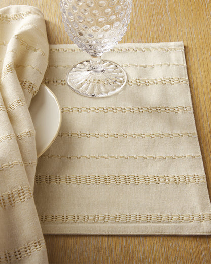 Draper James Natural Woven Placemat Set in Natural