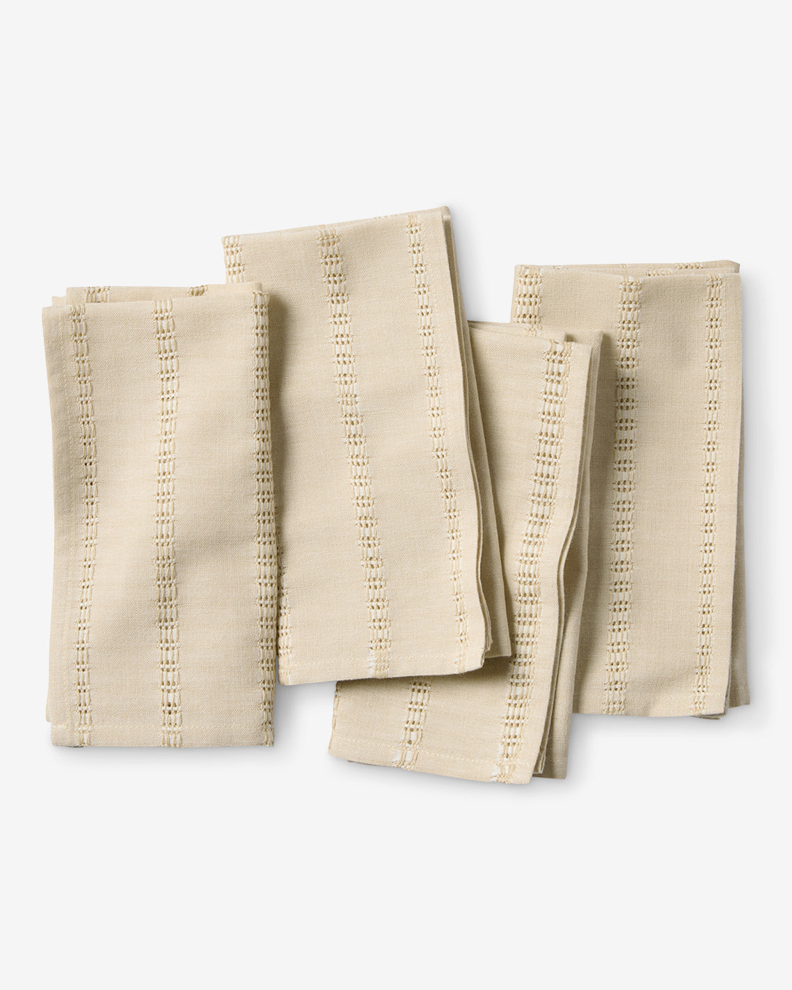 Draper James Natural Woven Napkin Set in Natural