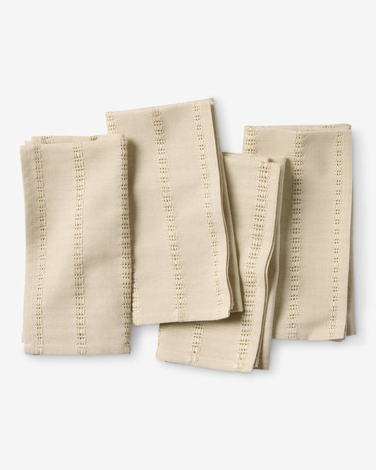 Draper James Natural Woven Napkin Set in Natural