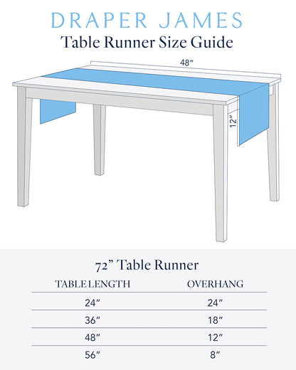 Draper James Natural Woven Table Runner in Natural