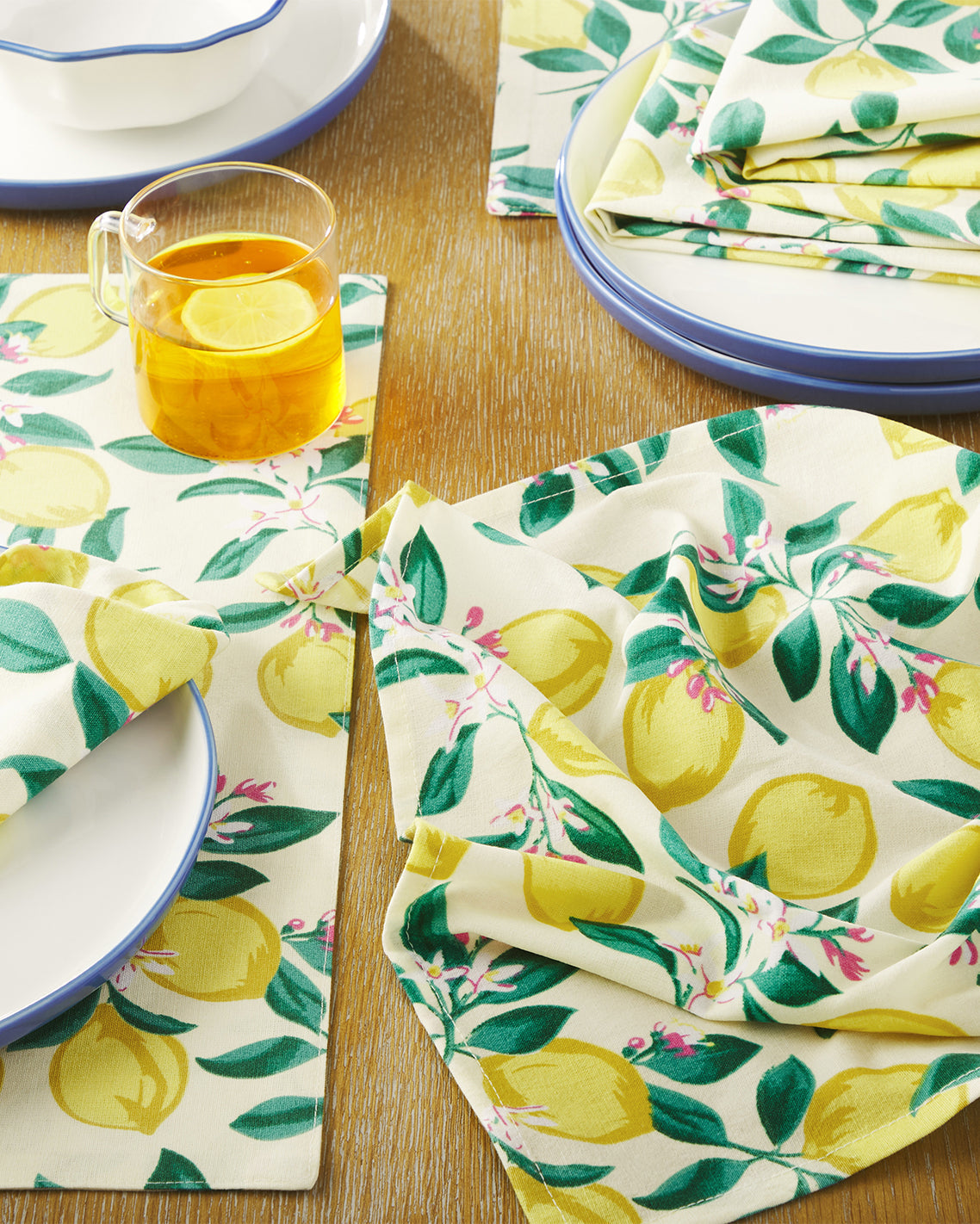 Draper James Multicolor Lemon Blossom Napkin Set