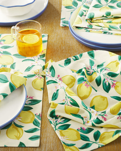 Draper James Multicolor Lemon Blossom Napkin Set