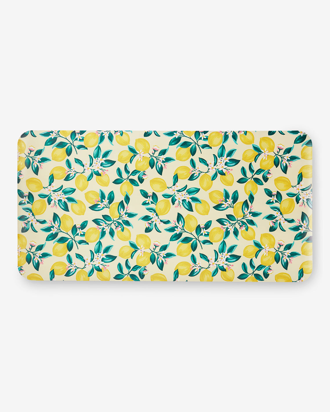 Draper James Multicolor Lemon Blossom Kitchen Mat