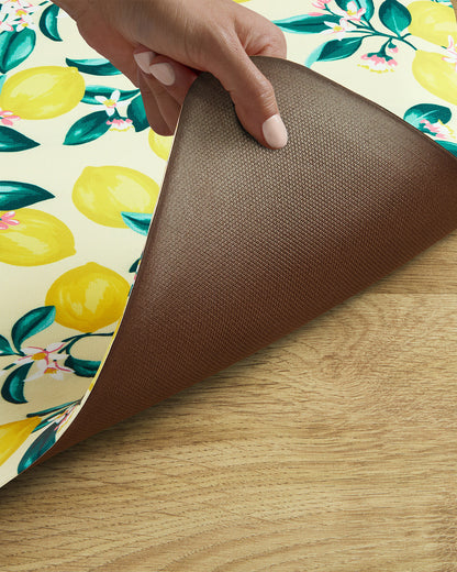 Draper James Multicolor Lemon Blossom Kitchen Mat