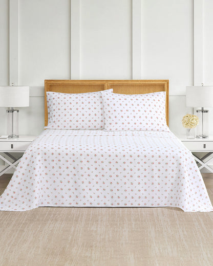 Draper James Pink Multi Ceraphina Floral Pink Sheet Set