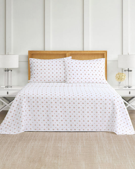 Draper James Pink Multi Ceraphina Floral Pink Sheet Set
