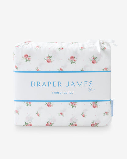 Draper James Pink Multi Ceraphina Floral Pink Sheet Set