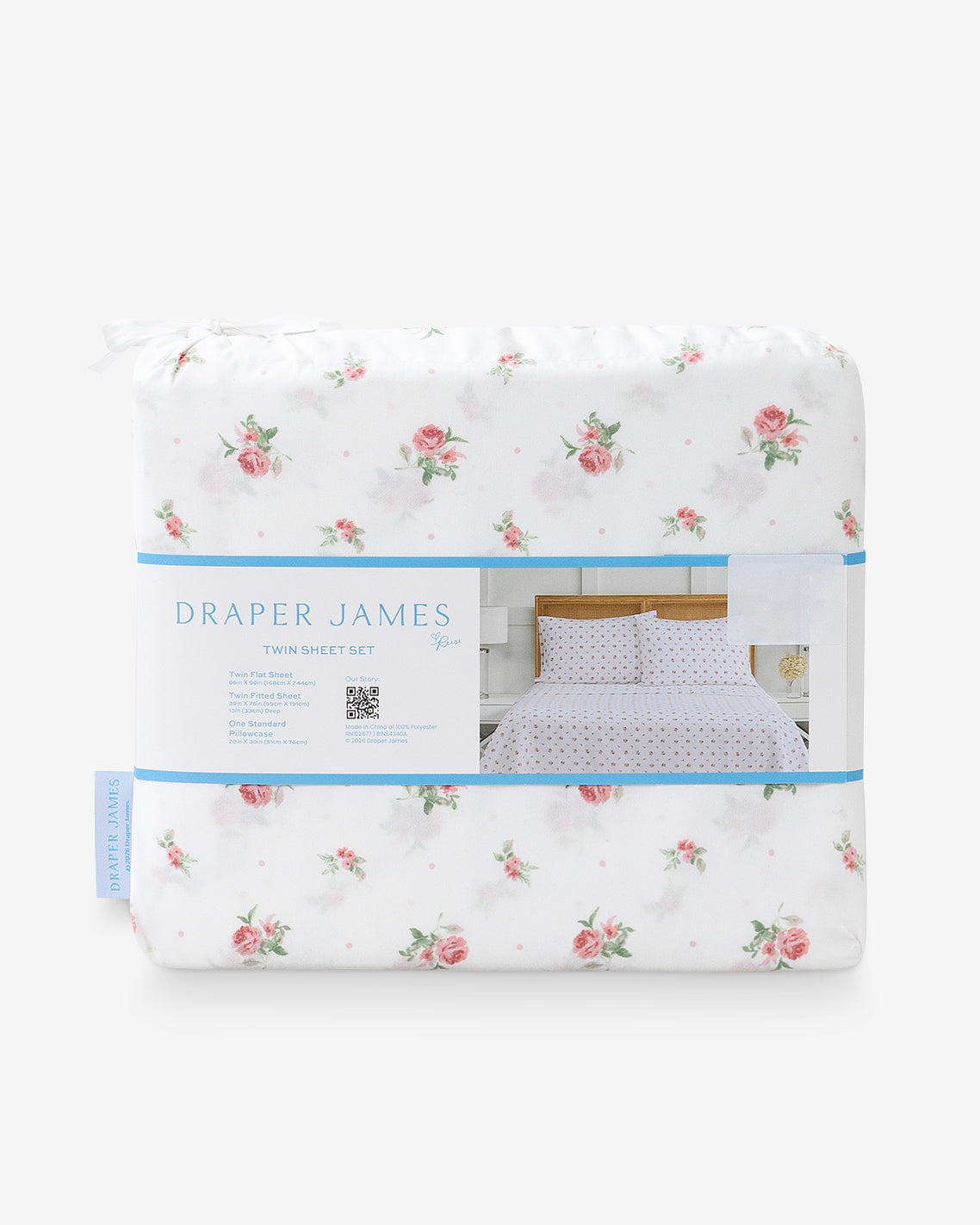 Draper James Pink Multi Ceraphina Floral Pink Sheet Set