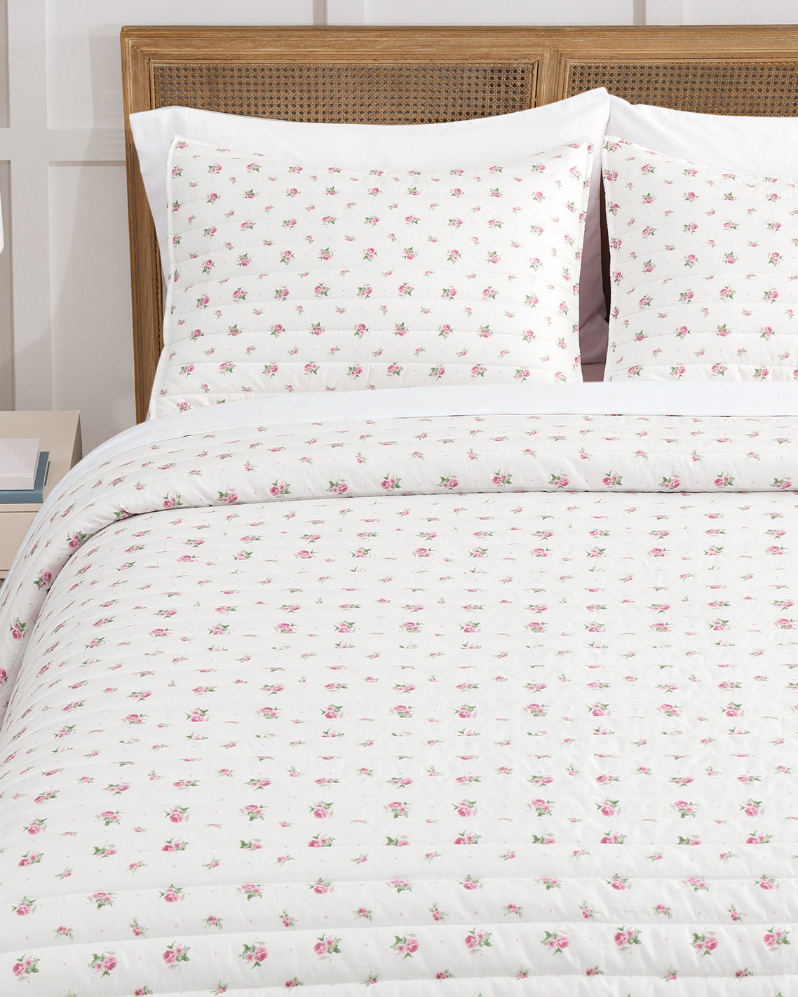 Draper James Pink Multi Ceraphina Floral Pink Quilt Set