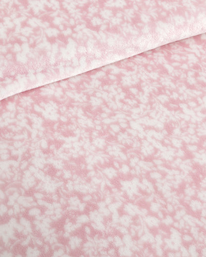 Draper James Pink Multi Chalk Pink Velvetloft Blanket