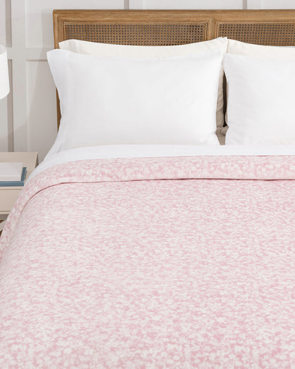Draper James Pink Multi Chalk Pink Velvetloft Blanket