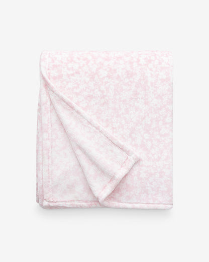 Draper James Pink Multi Chalk Pink Velvetloft Blanket