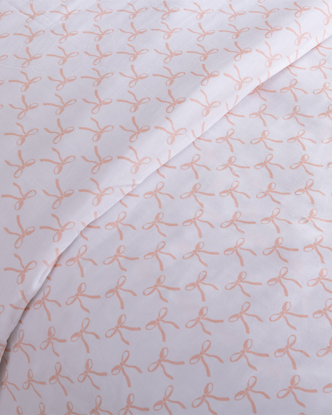 Draper James Pink Jamie Bow Cotton Percale Duvet Set
