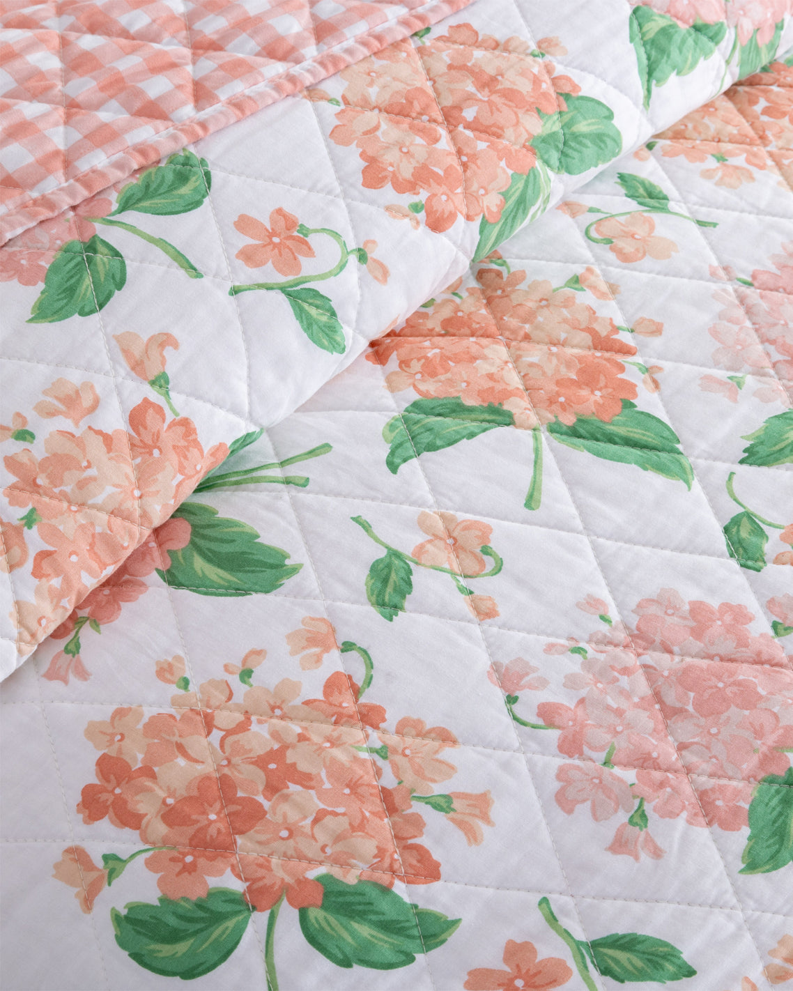 Draper James Pink Olivia Hydrangea Quilt Set