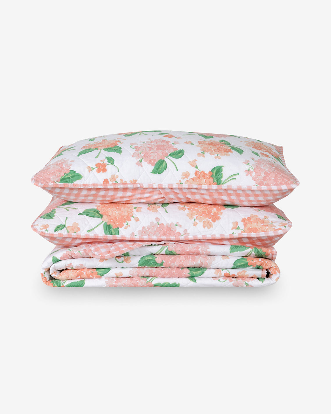 Draper James Pink Olivia Hydrangea Quilt Set