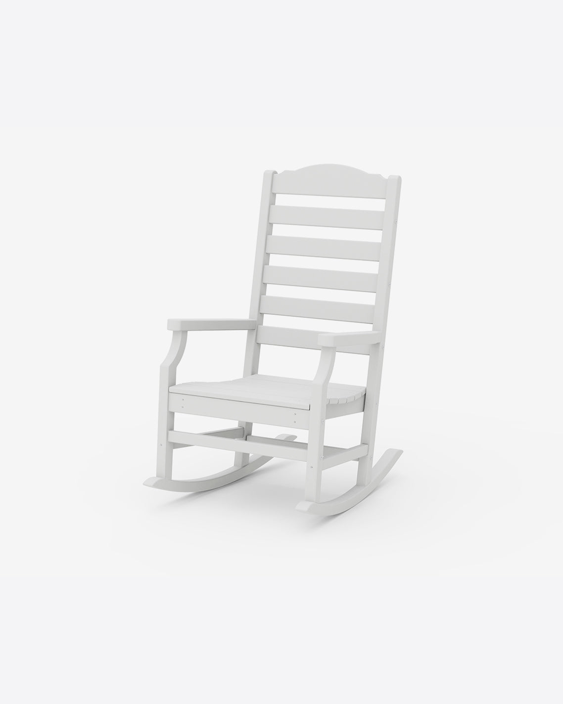 Draper James White Savannah Rocking Chair in Pink