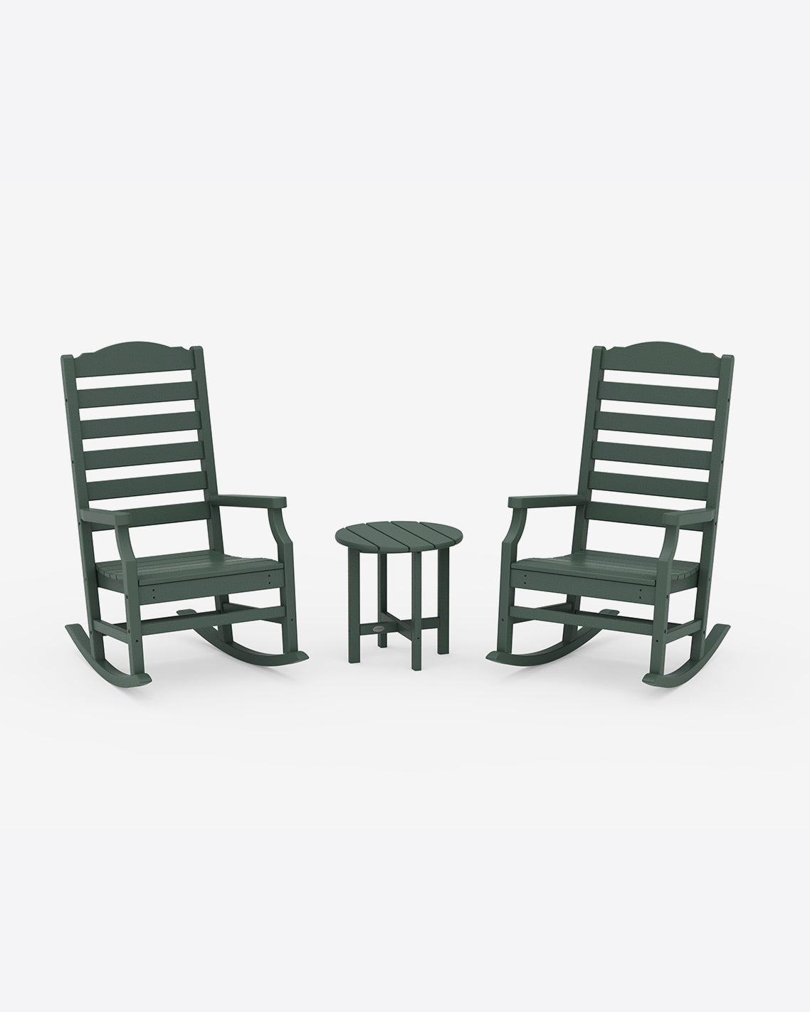 Draper James Forest Savannah 3-Piece Rocking Chair Set in Gray