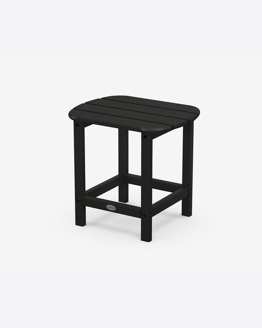 Draper James Black South Beach 18" Side Table in Gray
