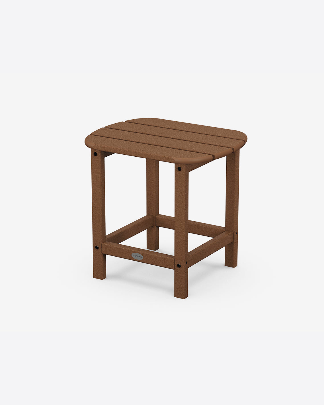 Draper James Teak South Beach 18" Side Table in Navy